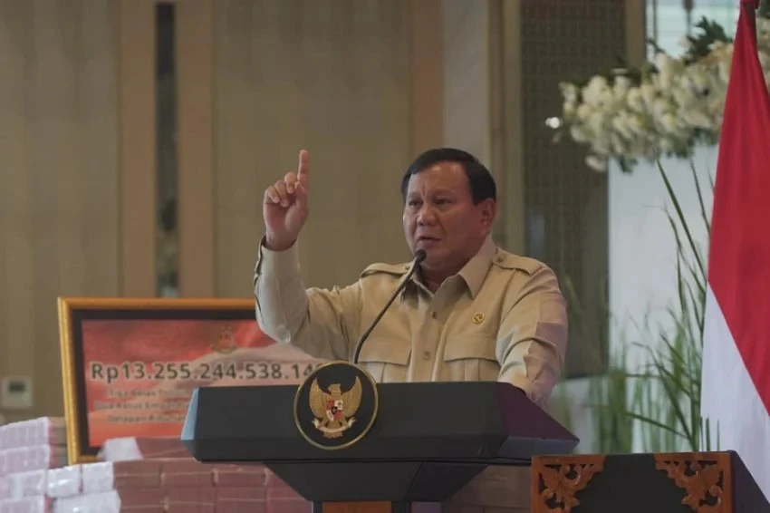 Presiden Prabowo Apresiasi Kejagung atas Penyitaan Uang Hasil Korupsi Rp13 Triliun: Negara Tak Boleh Kalah dari Koruptor